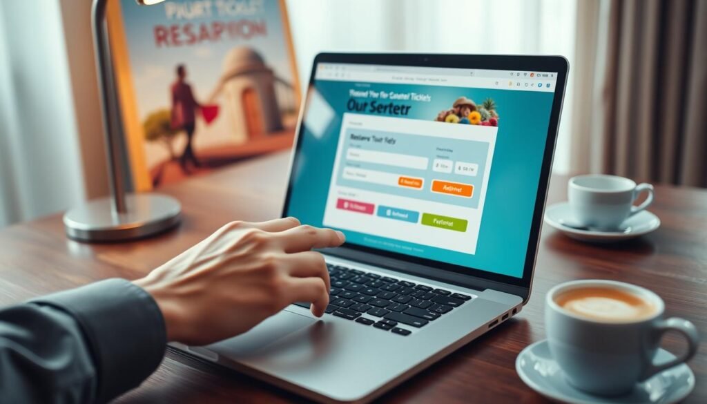 online ticket reservation