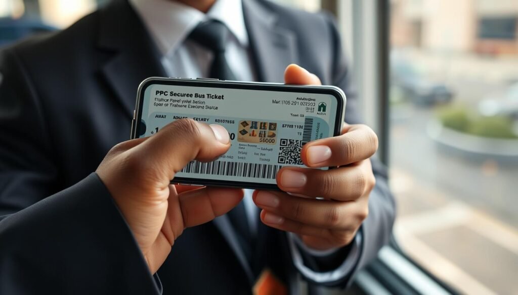 secure bus tickets