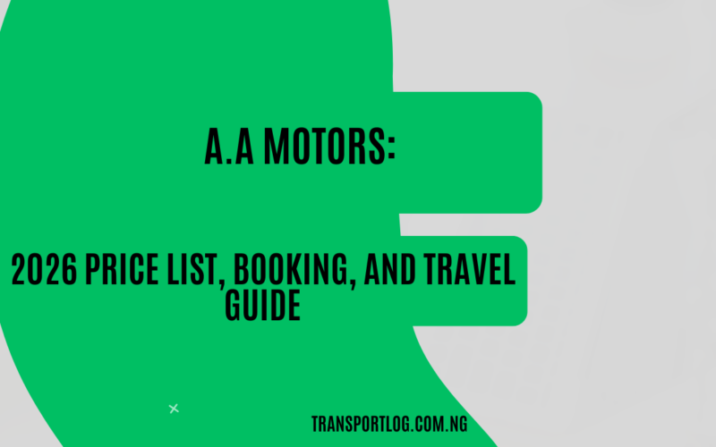 A.A Motors: 2026 Price List, Booking, and Travel Guide