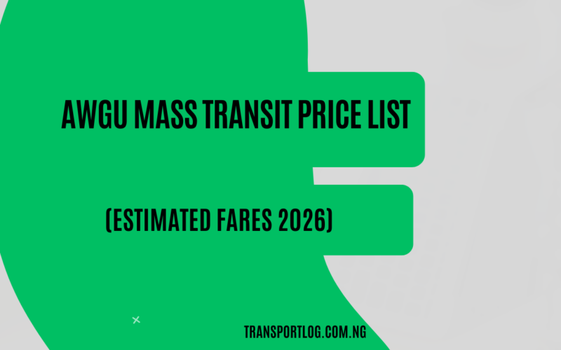 Awgu Mass Transit Price List (Estimated Fares 2026)