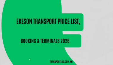 Ekeson Transport Price List, Booking & Terminals 2026